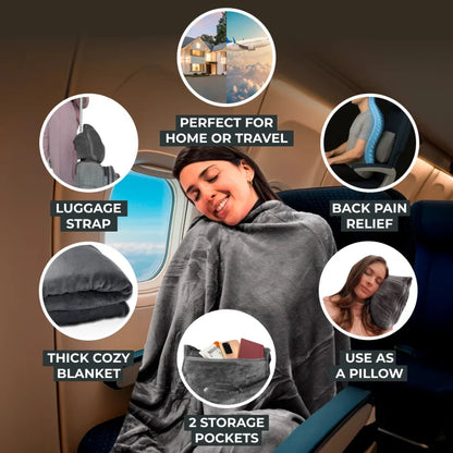 Flyhugz® Blanket & Comfort Bag