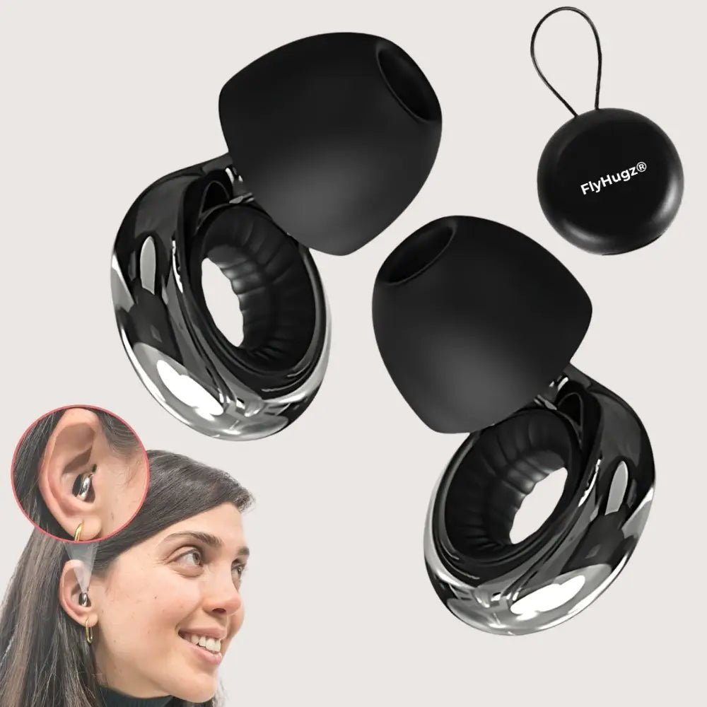 Flyhugz® Noise Reducing Travel Earplugs (Retail)