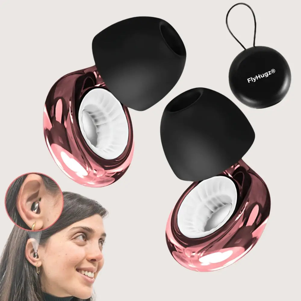 Flyhugz® Noise Reducing Travel Earplugs (Retail)