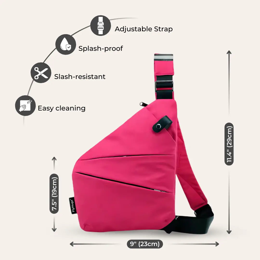 Flyhugz® Anti Theft Travel Bag