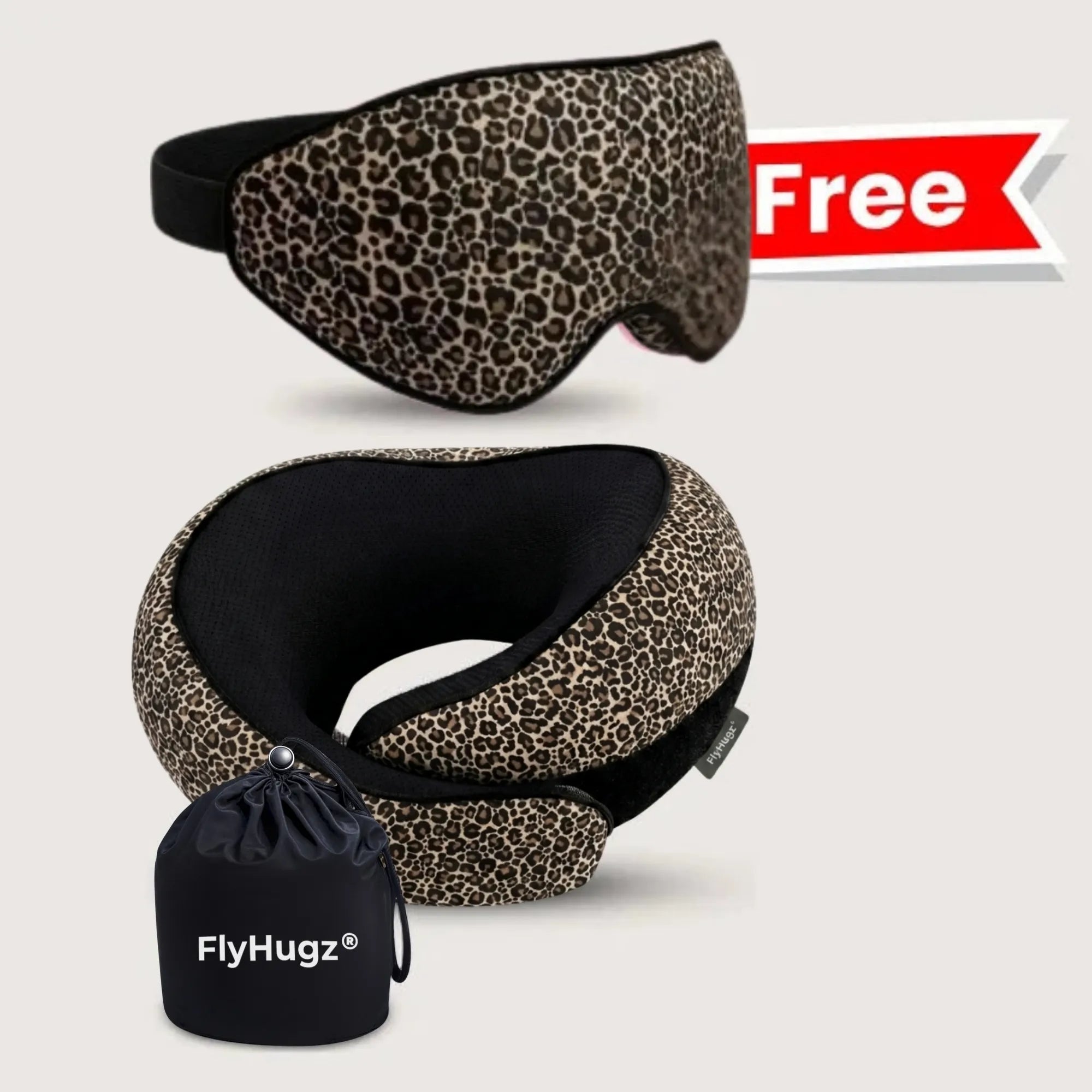 Flyhugz® FREE Sleep Mask with every pillow — ends TODAY!