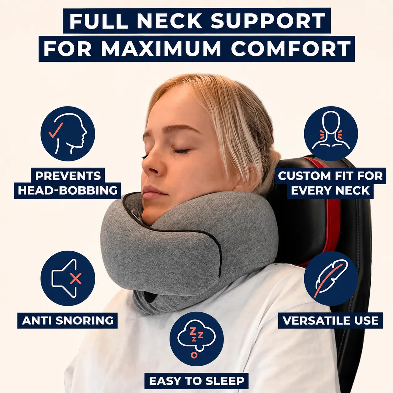 The Original Flyhugz® Travel Pillow (Retail)