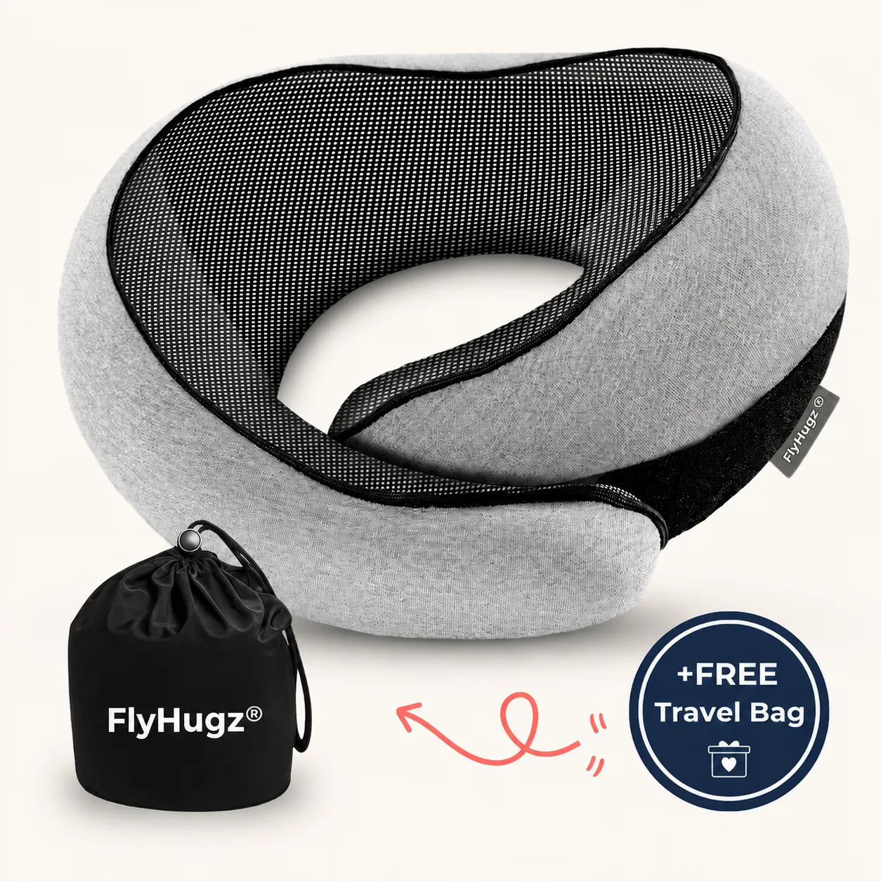 The Original Flyhugz® Travel Pillow