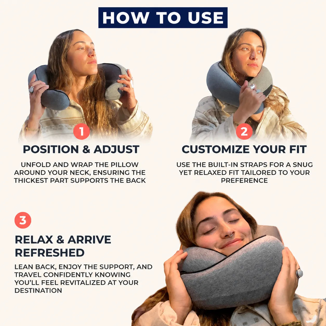 The Original Flyhugz® Travel Pillow