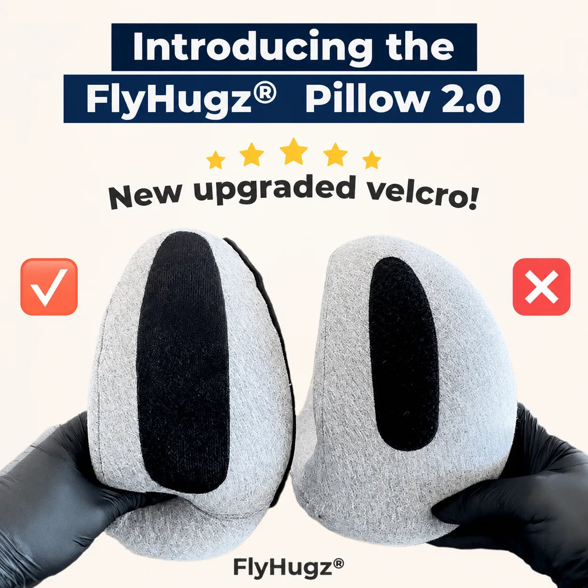 The Original Flyhugz® Travel Pillow