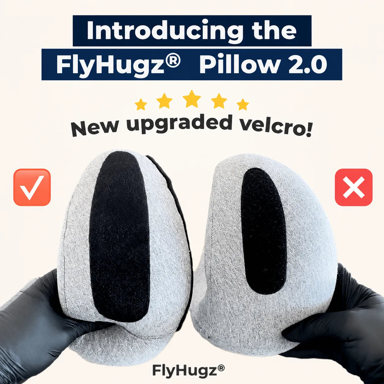 The Original Flyhugz® Travel Pillow