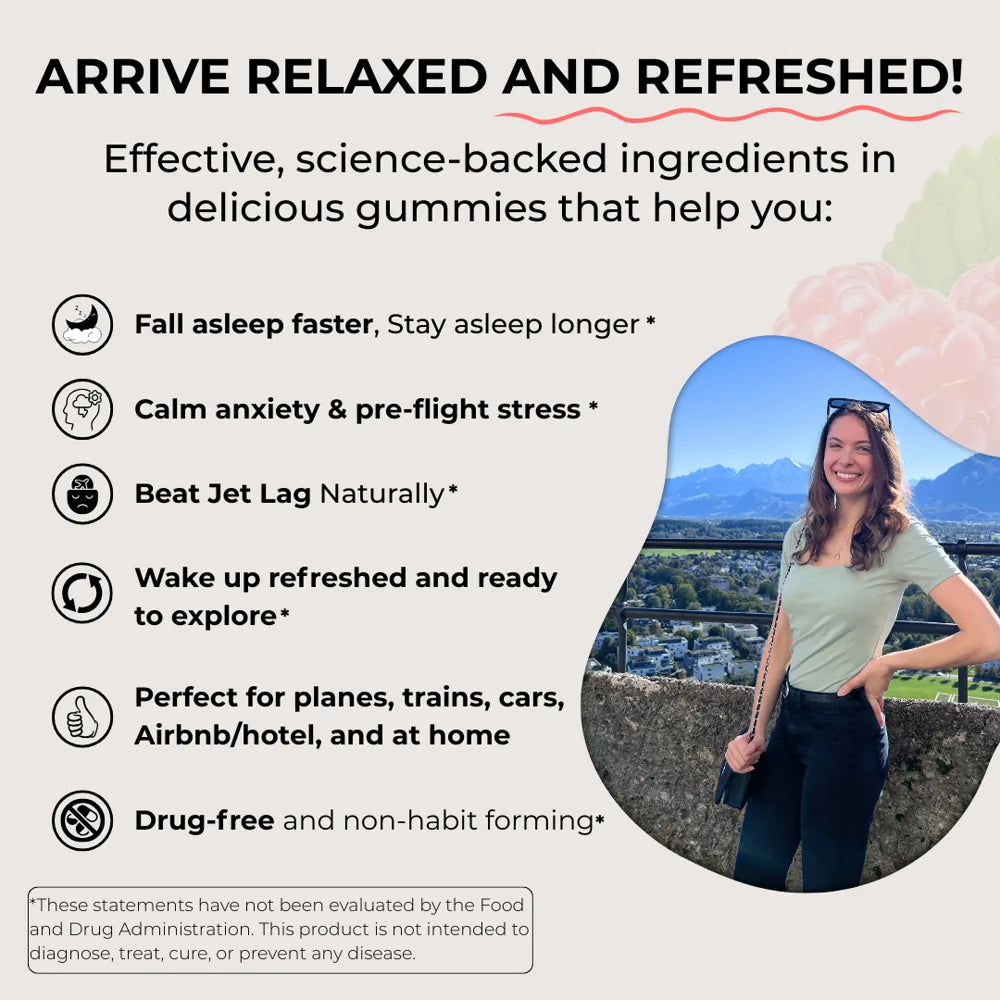 Flyhugz® Travel Sleep Gummies