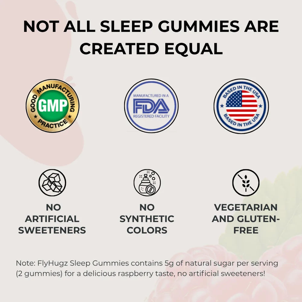Flyhugz® Travel Sleep Gummies